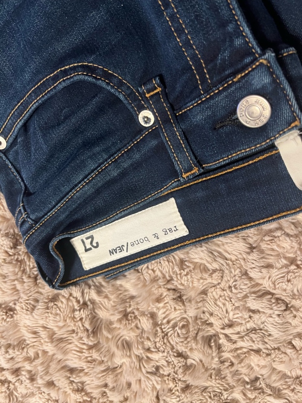 Rag & Bone Dark Blue Women’s Skinny Jeans